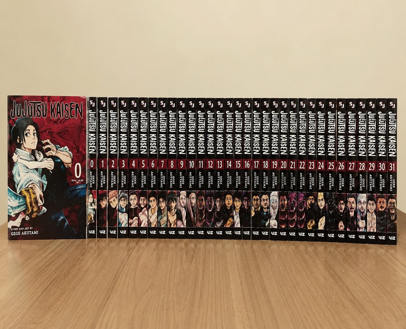 Jujutsu Kaisen Vol 0-31 Comic Book Series, Complete Collection, Set of 32 Books (jujutsu kaisen vol 0-31 comic book 32 books combo #besteller book)
