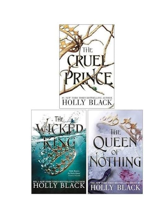 The Cruel Prince + The Wicked King + The Queen of Nothing Paperback Books | Fantasy Fiction Trilogy | Magical Adventure | Young Adult Fantasy Collection | English Books